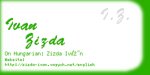 ivan zizda business card